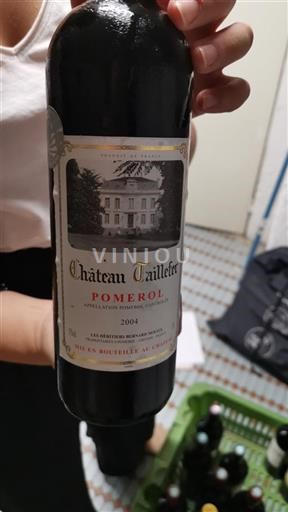 Bordeaux Pomerol Château Taillefer 2004