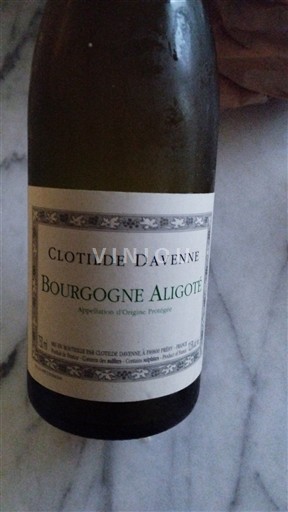 Bourgondië Bourgogne Aligoté Clotilde Davenne 2023