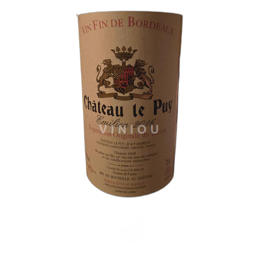 Bordeaux Côtes-de-Bordeaux Château le Puy Emilien 2016