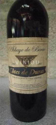 Sudoeste Côtes de Duras Abbaye de Birac 2002