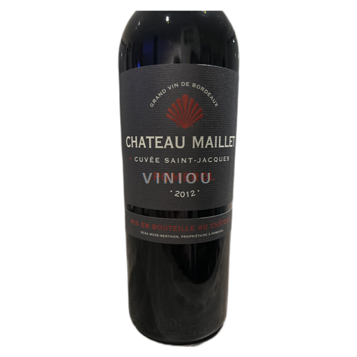 Bordeaux Pomerol Château Maillet Saint-Jacques 2012