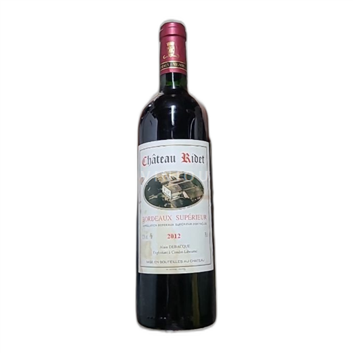 Bordeaux Bordeaux Supérieur Château Ridet 2012