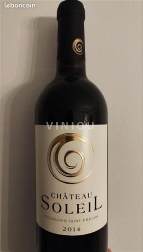 Burdeos Saint-Émilion Gran Cru Château Soleil 2014