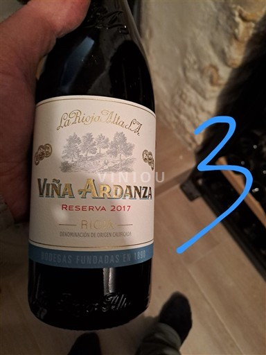La Rioja Rioja La Rioja Alta Vina ardanza reserva 2017
