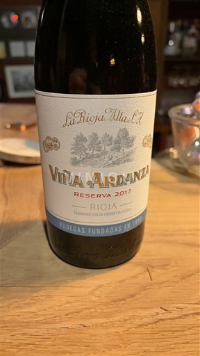 La Rioja Rioja La Rioja Alta Vina ardanza reserva 2017