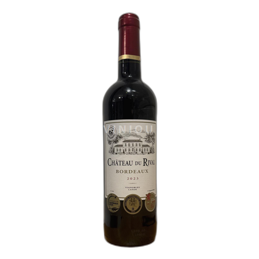 Vin Rouge sec Château Rival 2023 France Bordeaux AOC
