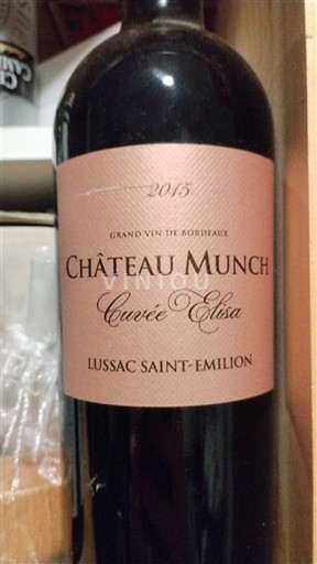 Bordeaux Lussac-saint-émilion Château Munch Elisa 2015