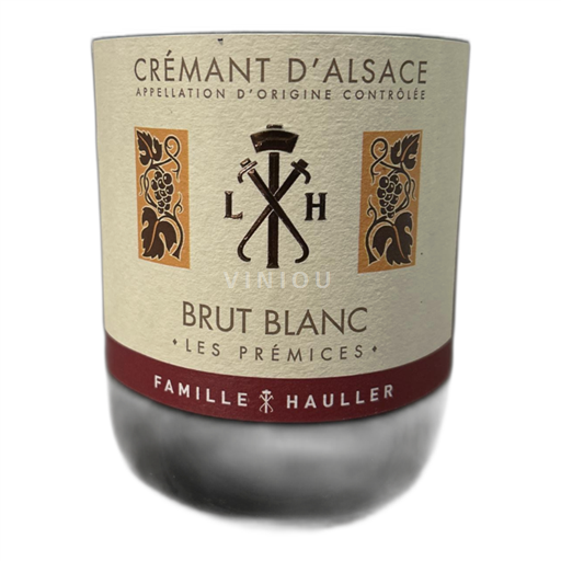 Alsace Crémant d'Alsace Famille Hauller Les Prémices Icke årgångsbetecknad