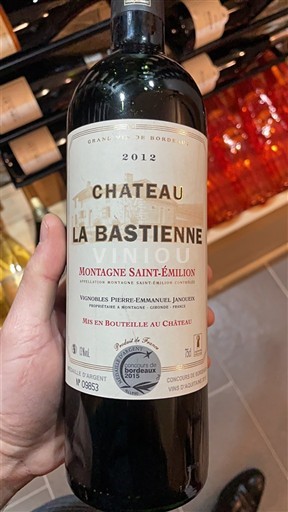 Burdeos Montagne-Saint-Émilion Chateau La Bastienne 2012