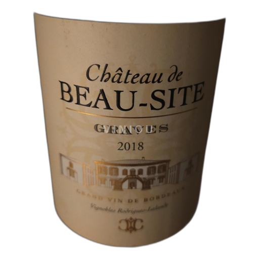 Bordeaux Graves Château de Beau-Site 2018