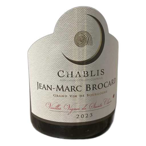 Burgundi Chablis Jean-Marc Brocard Vieilles Vignes de Sainte Claire 2023