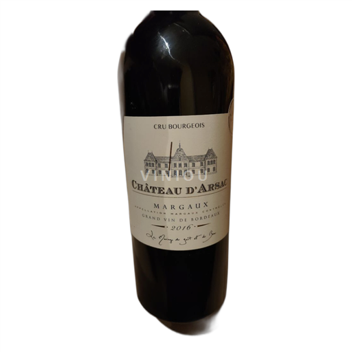 Bordeaux Margaux Château d'Arsac 2016