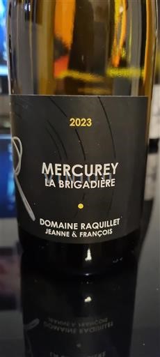 Burgundy Mercurey Domaine Raquillet La Brigadière 2023