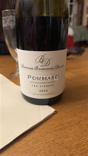 Borgoña Pommard Domaine Bourgogne-Devaux Les Vignots 2020