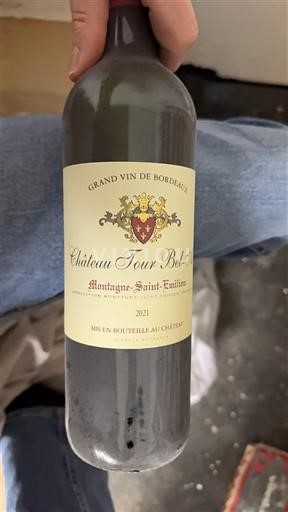 Bordeaux Montagne-Saint-Émilion Château Tour Bel Air 2021