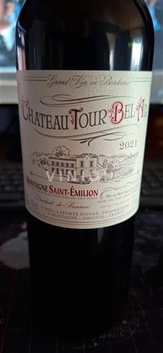 Bordeaux Montagne-Saint-Émilion Château Tour Bel Air 2021