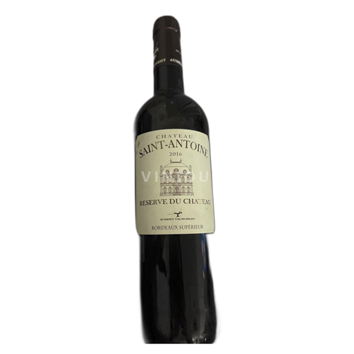 Bordeaux Bordeaux Supérieur Chateau Saint-Antoine Réserve du Château 2016