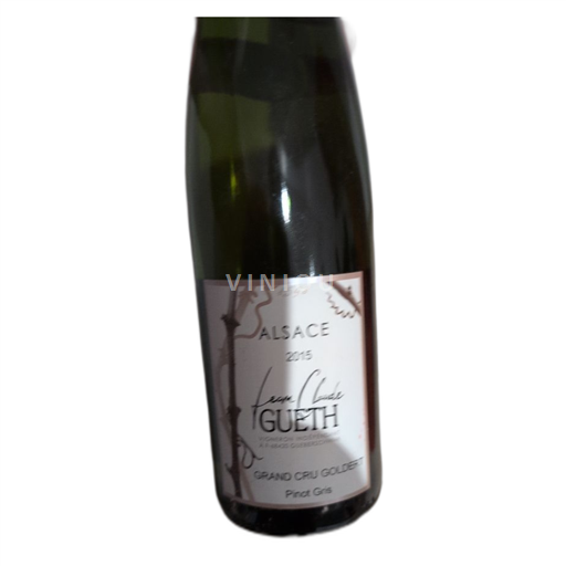 Alsace Alsace Grand Cru Jean Claude Gueth Pinot Gris Grand Cru Goldert 2015