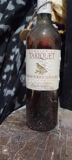 Sudoeste Côtes de Gascogne Domaine du Tariquet Premières Grives 2013