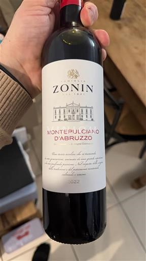 Abruzos Montepulciano d'Abruzzo Zonin 2022