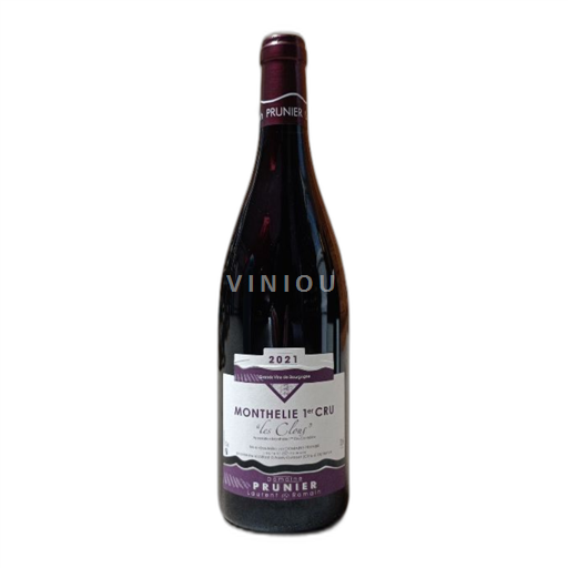 Borgoña Monthélie Premier Cru Domaine Prunier Laurent et Romain les Clous 2021