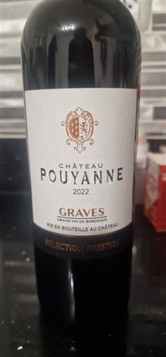 Bordeaux Graves Château Pouyanne Sélection Prestige 2022