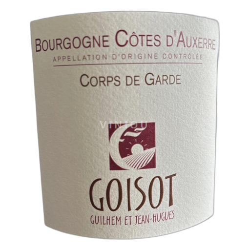 Burgundy Burgundy Côtes d'Auxerre Goisot Corps de Garde 2017