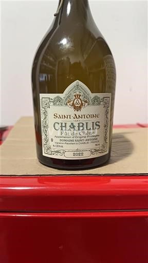 Burgundija Chablis Domaine Saint-Antoine Fût de Chêne 2022