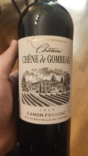 Bordeaux Canon-Fronsac Château Chêne de Gombeau 2019