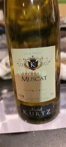 Alsazia Moscato Michel Kurtz 2016
