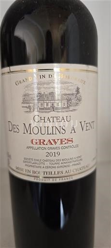Bordeaux Graves Château Des Moulins A Vent 2019