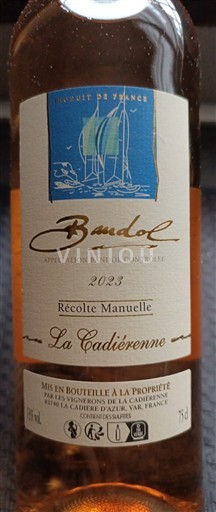 Provence Bandol La Cadiérenne 2023