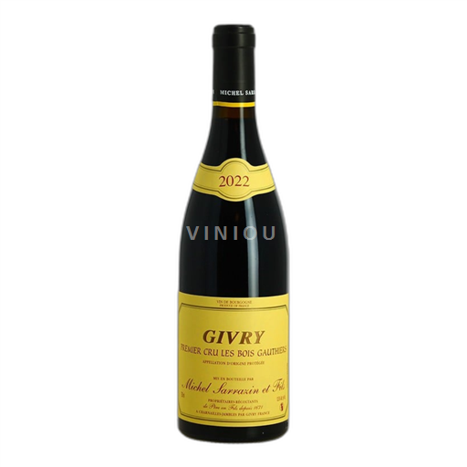Bourgogne Givry Premier Cru Michel Sarrazin et Fils Les Bois Gauthiers 2017