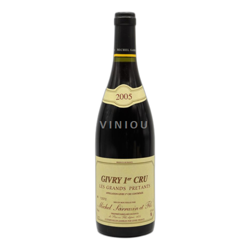 Bourgogne Givry Premier Cru Michel Sarrazin et Fils Les Grands Pretants 2018
