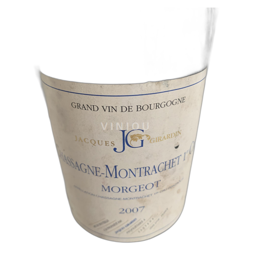 Bourgogne Chassagne-Montrachet Jacques Géréardoin Morgeot 2007