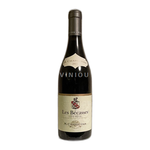 Rhônen laakso Côte-rôtie M. Chapoutier Les Bécasses 2021