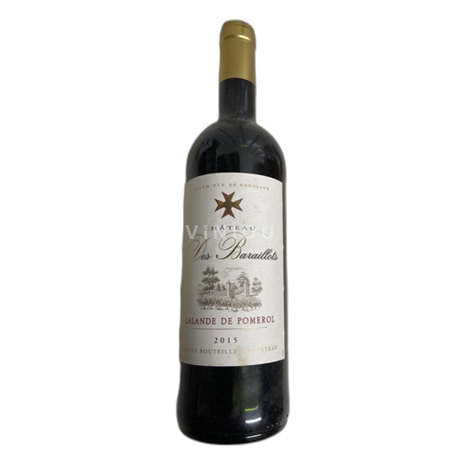Bordéus Lalande-de-Pomerol Château des Baraillots 2015