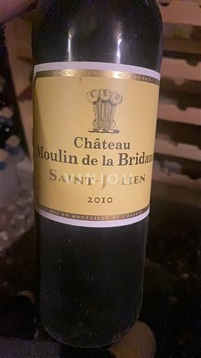 Bordeaux Saint-Julien Château Moulin de la Bridane 2010
