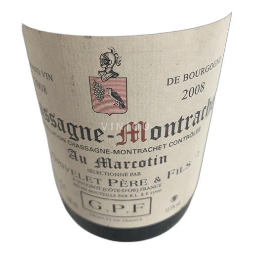 Bourgogne Chassagne-Montrachet Grivault Let Père & Fils Au Marcotin 2008