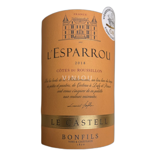 Roussillon Côtes-du-Roussillon L'Esparrou Le Castell 2018