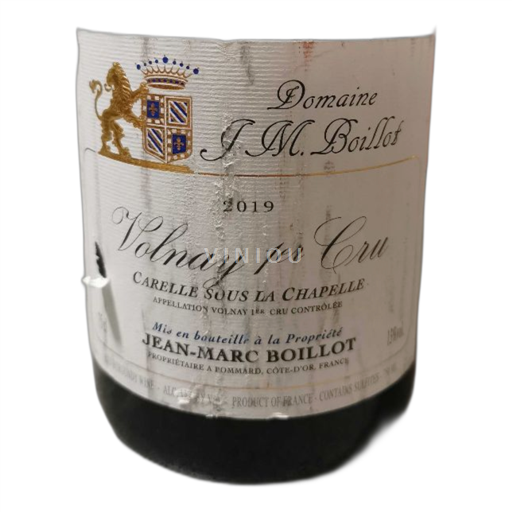 Burgundy Volnay Premier Cru Domaine J.M. Boillot Carelle Sous la Chapelle 2019