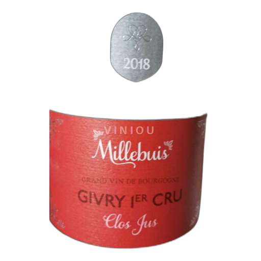 Bourgogne Givry Premier Cru Millebuis Clos Jus 2018