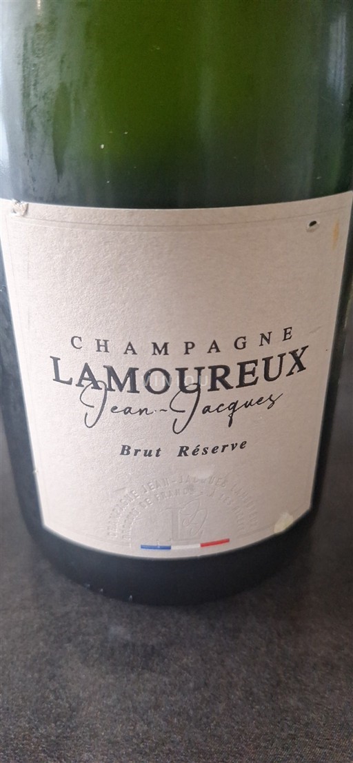 Champaña Champán Lamoureux Brut Réserve Sin añada