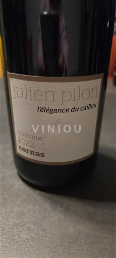 Valea Ronului Cornas Julien Pilon L'élégance du Caillou 2022