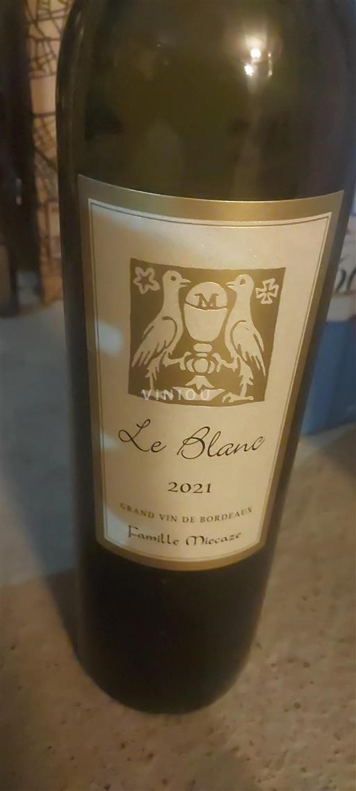 Bordeaux Graves Famille Miecaze Le Blanc 2021
