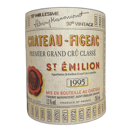Bordeaux Saint-Émilion Château Figeac 1995