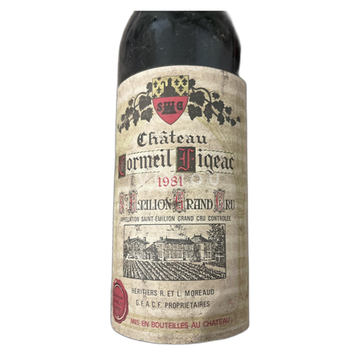 Bordeaux Saint-Émilion Grand Cru Château Cormeil-Figeac 1981
