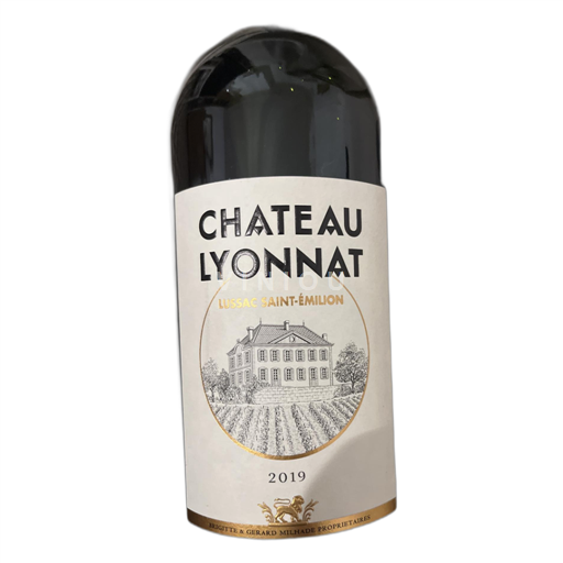 Vin Rouge sec Château Lyonnat 2019 France Bordeaux Lussac-saint-émilion AOC