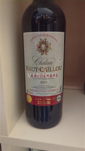 Bordeaux Lalande-de-Pomerol Château Haut Caillou 2018