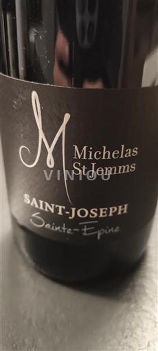 Vale do Ródano Saint-Joseph Michelas St Jemms Sainte-Epine Não Sazonado